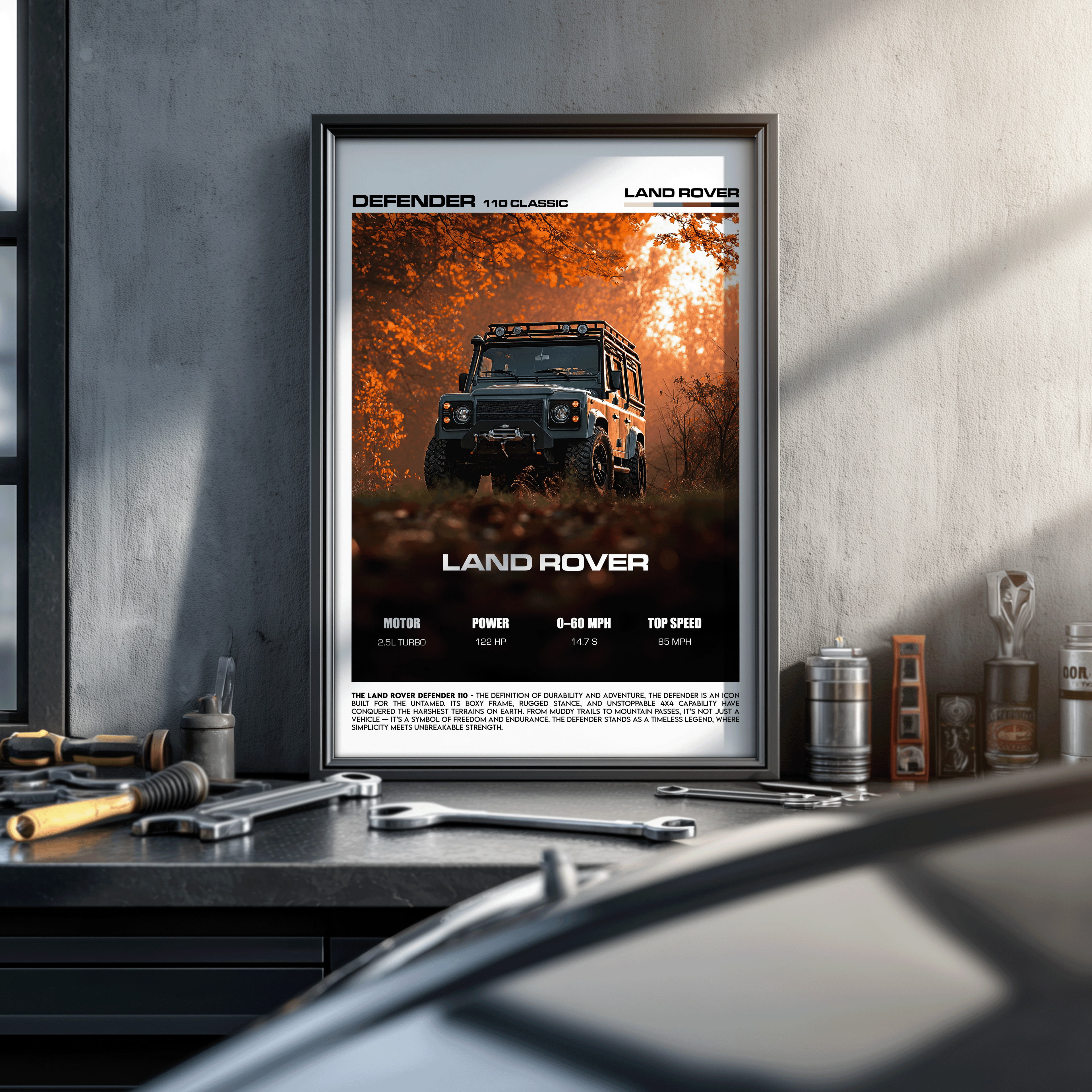 Classic Land Rover Poster – Adventure & Heritage Wall Art (Digital Download)