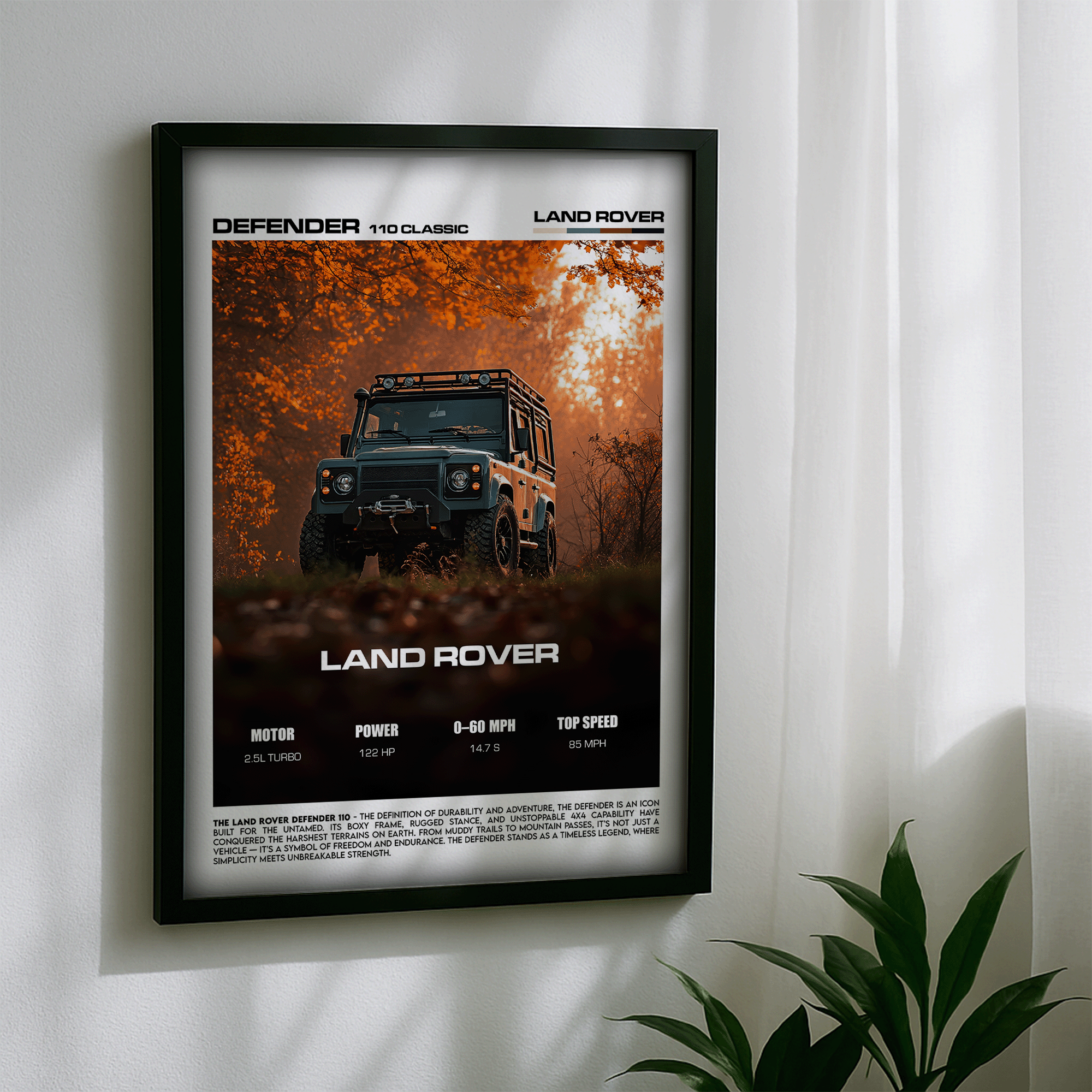 Classic Land Rover Poster – Adventure & Heritage Wall Art (Digital Download)