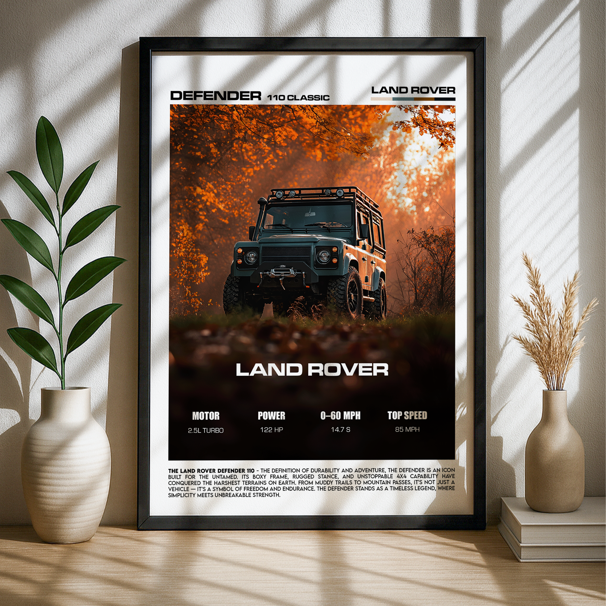 Classic Land Rover Poster – Adventure & Heritage Wall Art (Digital Download)
