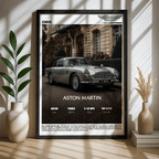 Aston Martin DB5 Poster – Timeless British Icon Wall Art (Digital Download)