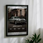 Aston Martin DB5 Poster – Timeless British Icon Wall Art (Digital Download)