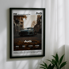Audi R8 V10 Poster – German Supercar Performance Wall Art (Digital Download)