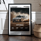 Mitsubishi Lancer Evolution V Poster – Iconic Rally Performance Car Wall Art (Digital Download)