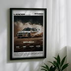 Mitsubishi Lancer Evolution V Poster – Iconic Rally Performance Car Wall Art (Digital Download)