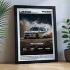 Mitsubishi Lancer Evolution V Poster – Iconic Rally Performance Car Wall Art (Digital Download)